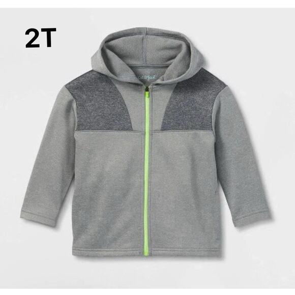 Cat & Jack Other - Cat&Jack Jacket Toddler Kids‎ Boy Fleece Casual Lightweight Sweatshirt Hooded 2T
